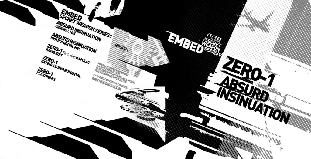 EMBED-SECRET WEAPON SERIES1-ZERO1:ABSURD-RRS001 artwork Richie Burridge